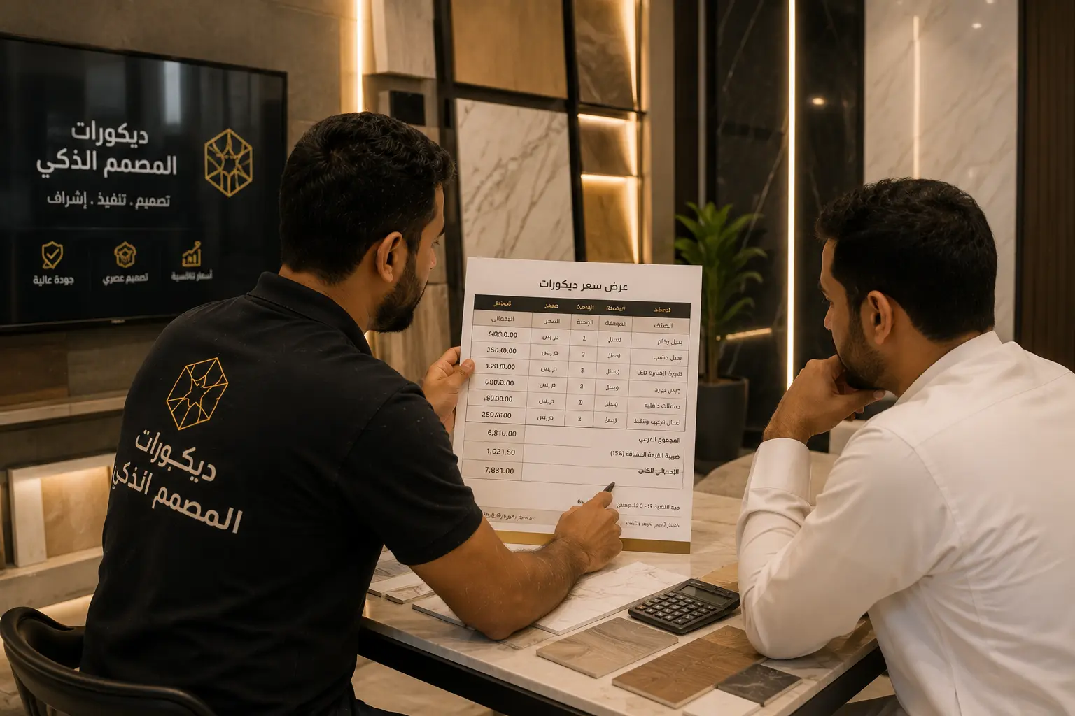 أسعار الديكورات في مكة: دليل شامل لتكاليف التصميم الداخلي والتشطيبات في 2026